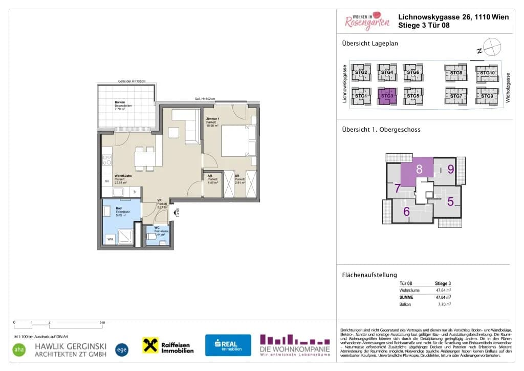 Immobilie kaufen in Wien – 47,64 m², € 292.113 – Bild 7 von 8