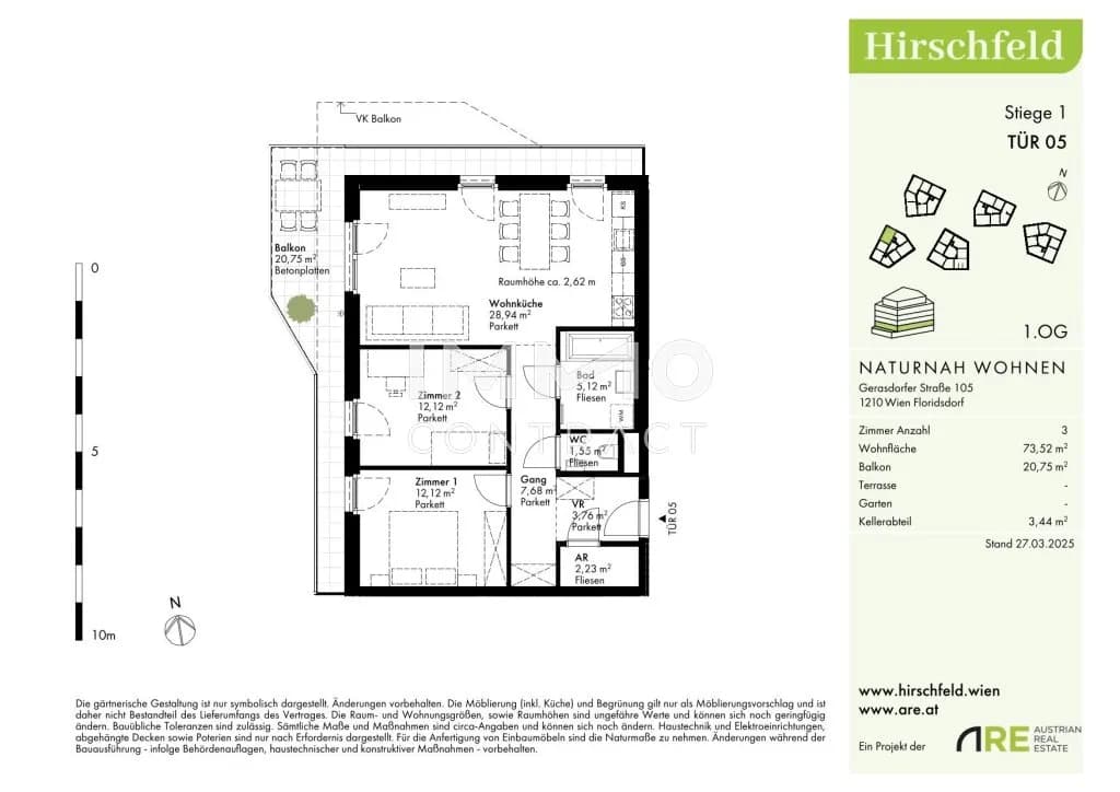 3-Zimmer-Wohnung kaufen in Wien – 73,52 m², € 421.000 – Bild 15 von 15