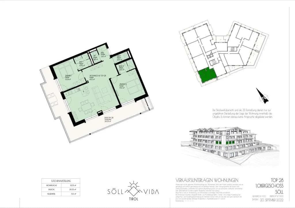 3-Zimmer-Wohnung kaufen in Kufstein – 83,51 m², € 745.000 – Bild 26 von 26