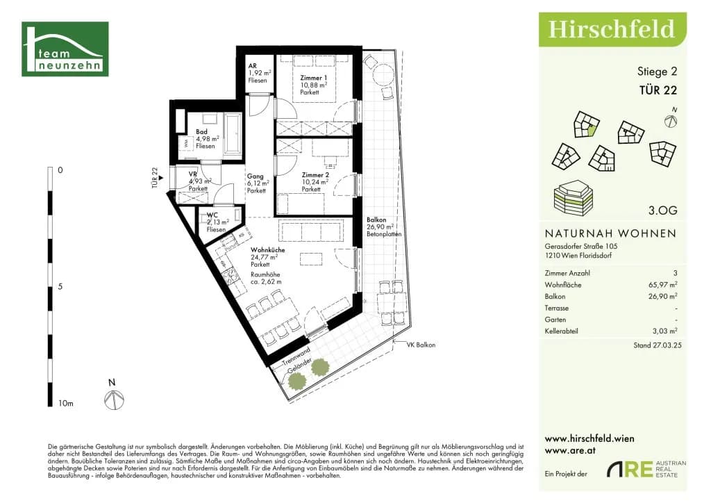 Immobilie kaufen in Wien – 65,97 m², € 360.000 – Bild 30 von 30