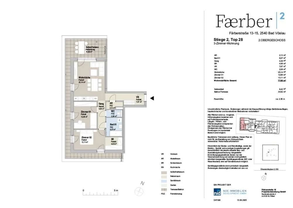 3-Zimmer-Wohnung kaufen in Baden – 77,95 m², € 518.000 – Bild 21 von 21