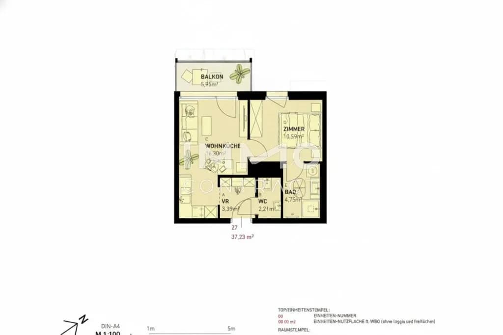2-Zimmer-Wohnung kaufen in Wien – 37,3 m², € 235.500 – Bild 12 von 12