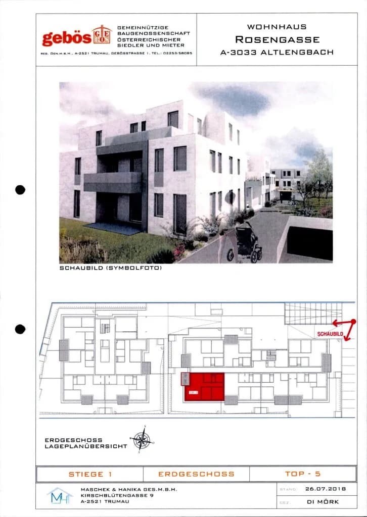 3-Zimmer-Wohnung mieten in Sankt Pölten Land – 72,13 m², € 835 – Bild 9 von 9