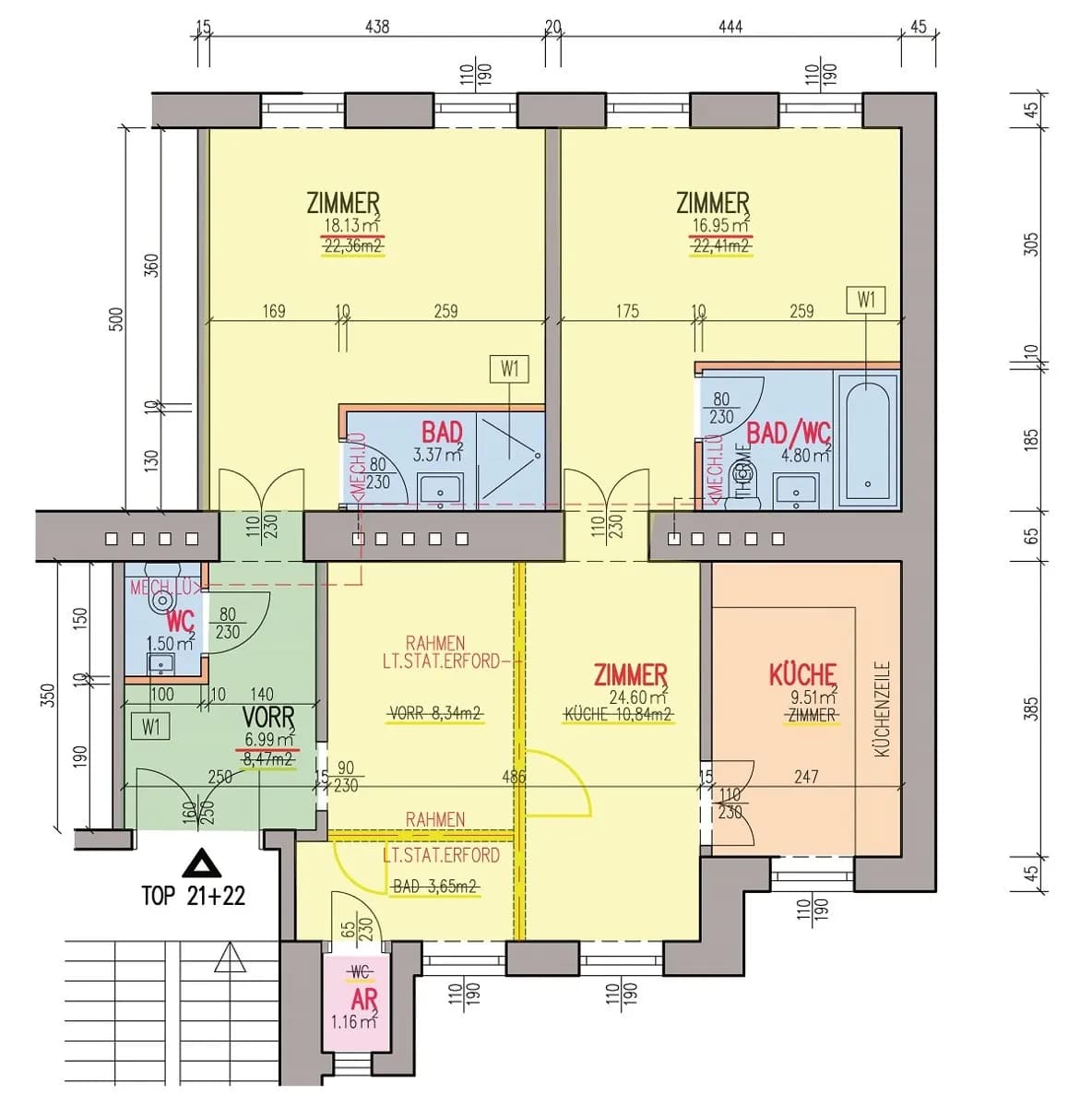 3-Zimmer-Wohnung kaufen in Wien – 87,02 m², € 819.000 – Bild 14 von 14