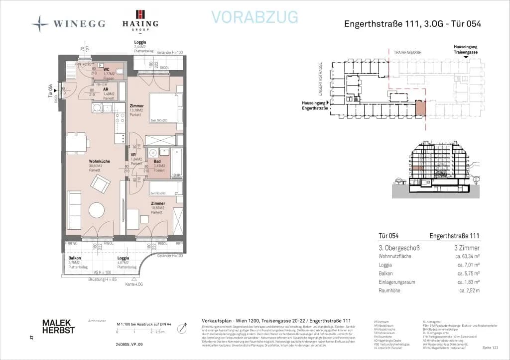 3-Zimmer-Wohnung kaufen in Wien – 63,34 m², € 448.400 – Bild 14 von 14