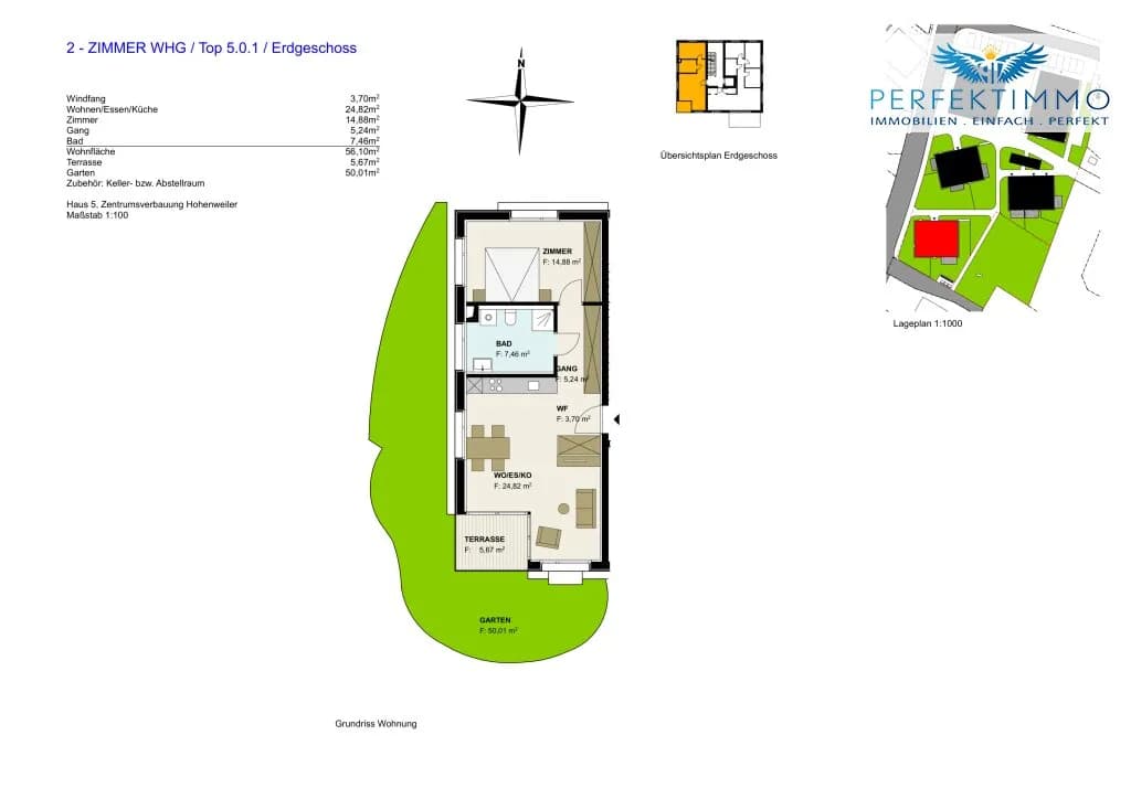 2-Zimmer-Wohnung kaufen in Bregenz – 55,98 m², € 392.000 – Bild 12 von 12