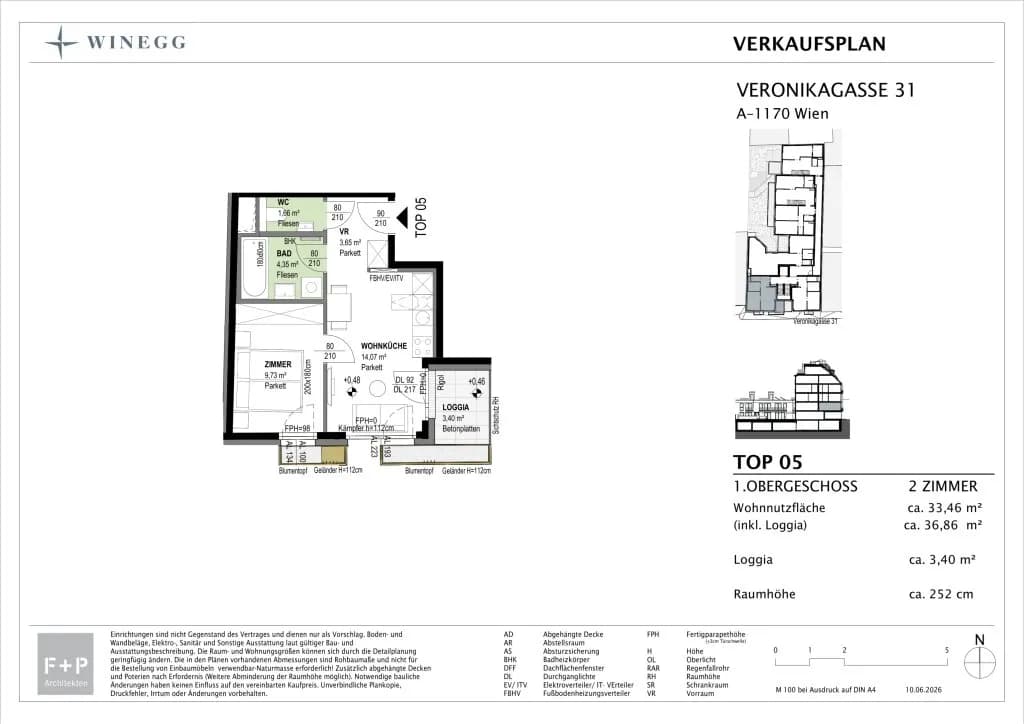 2-Zimmer-Wohnung kaufen in Wien – 33,4 m², € 247.900 – Bild 8 von 8