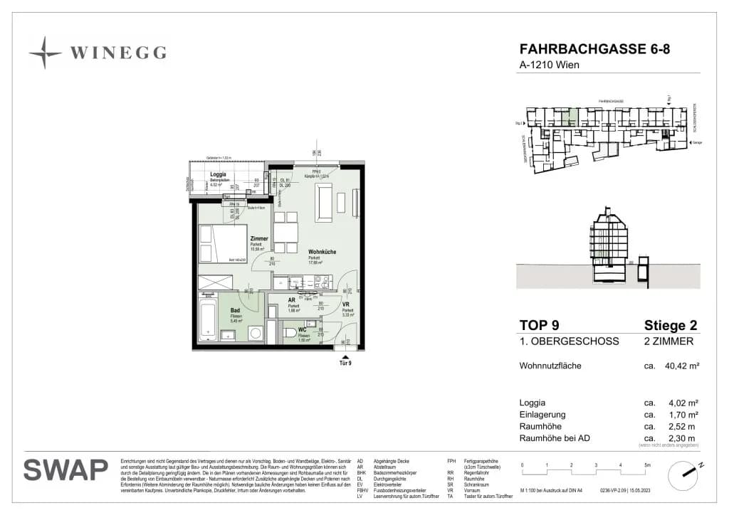 2-Zimmer-Wohnung kaufen in Wien – 44,35 m², € 269.000 – Bild 34 von 34