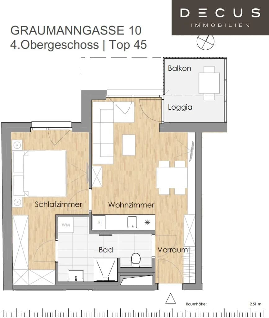 2-Zimmer-Wohnung mieten in Wien – 42,7 m², € 1.029 – Bild 21 von 22