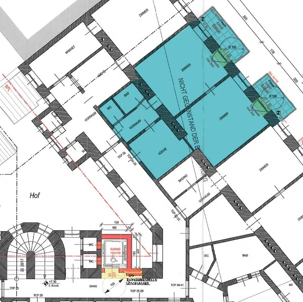 2-Zimmer-Wohnung kaufen in Wien – 55,83 m², € 225.693 – Bild 13 von 16