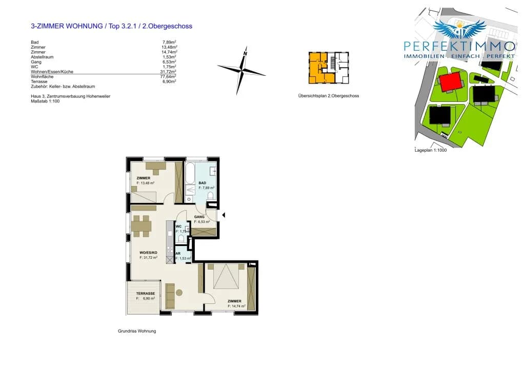 3-Zimmer-Wohnung kaufen in Bregenz – 77,64 m², € 455.000 – Bild 15 von 15