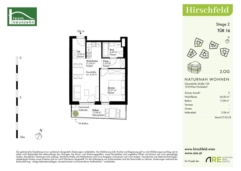 Immobilie kaufen in Wien – 46 m², € 244.000 – Bild 20 von 20