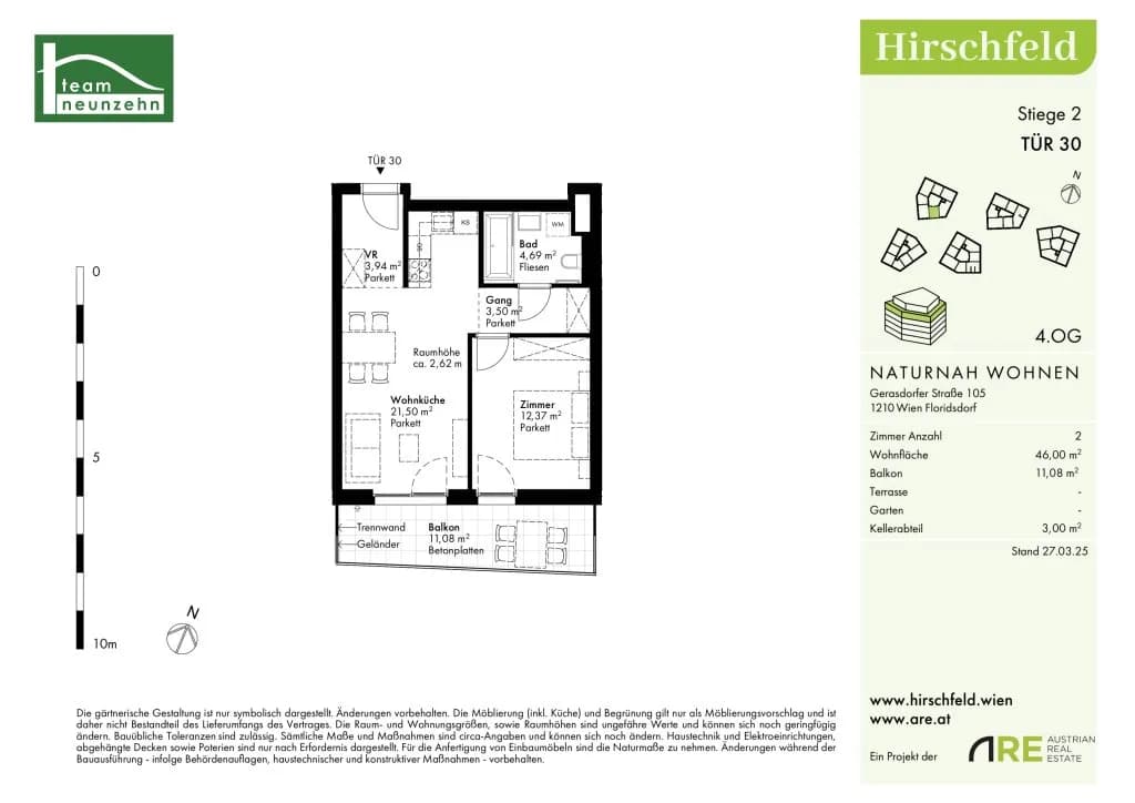 Immobilie kaufen in Wien – 46 m², € 248.000 – Bild 24 von 24