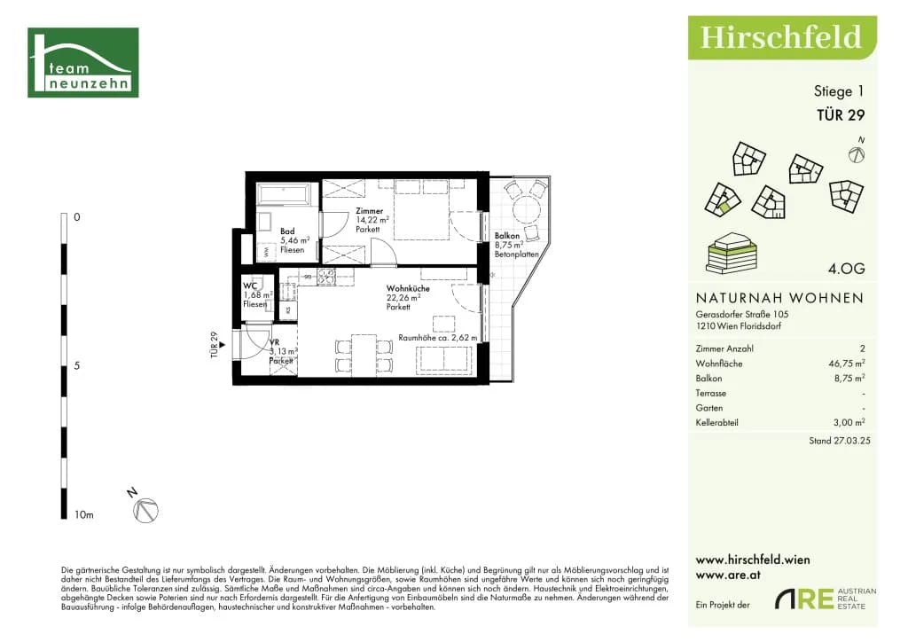 Immobilie kaufen in Wien – 46,75 m², € 248.000 – Bild 26 von 26