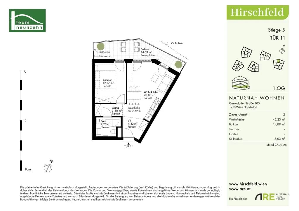 Immobilie kaufen in Wien – 45,23 m², € 238.000 – Bild 23 von 23