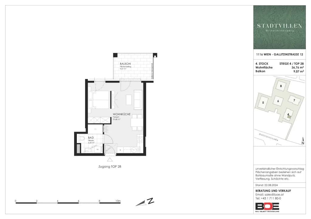 1-Zimmer-Wohnung kaufen in Wien – 36,76 m², € 339.900