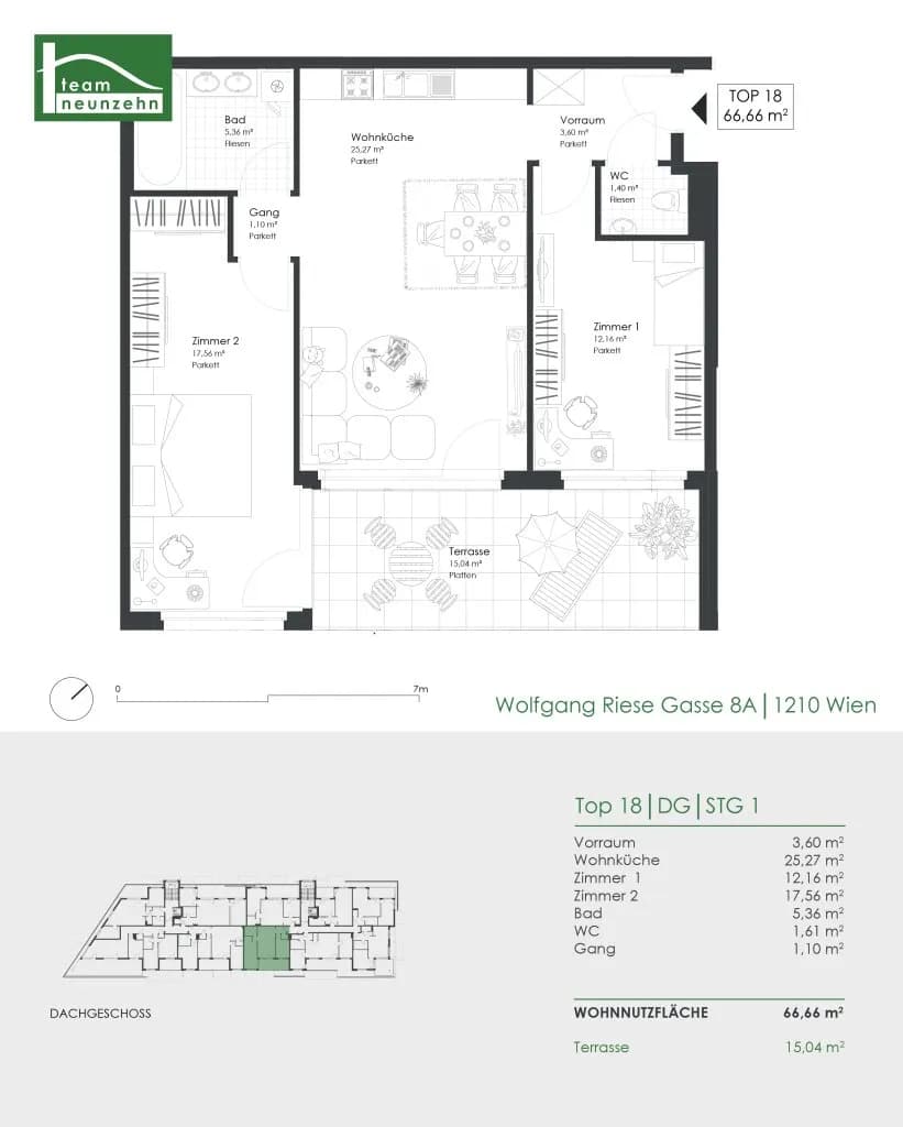 Immobilie kaufen in Wien – 66,66 m², € 417.000 – Bild 20 von 20