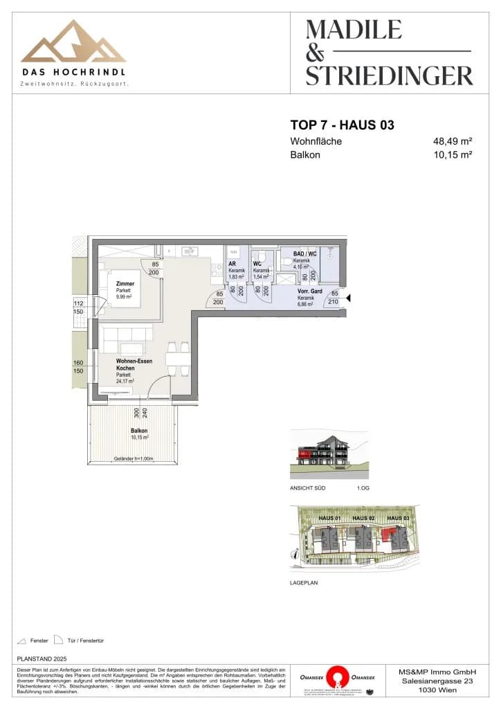 2-Zimmer-Immobilie kaufen in Feldkirchen – 48,49 m² – Bild 4 von 4