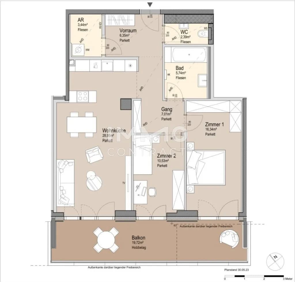 3-Zimmer-Wohnung kaufen in Wien – 80,75 m², € 799.300 – Bild 24 von 24