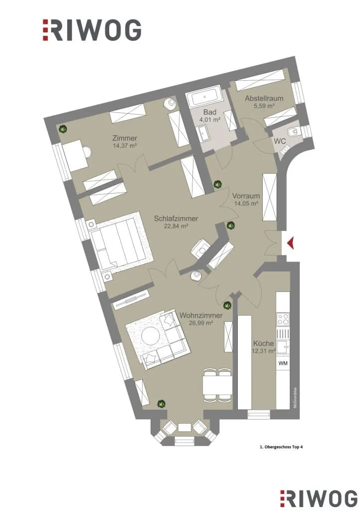 3-Zimmer-Wohnung kaufen in Wien – 101,38 m², € 499.000 – Bild 23 von 24