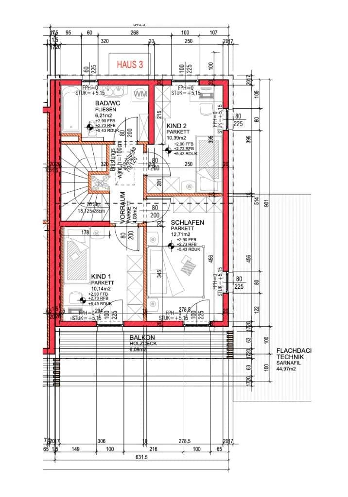 4-Zimmer-Haus kaufen in Villach – 89,98 m², € 424.598 – Bild 3 von 6