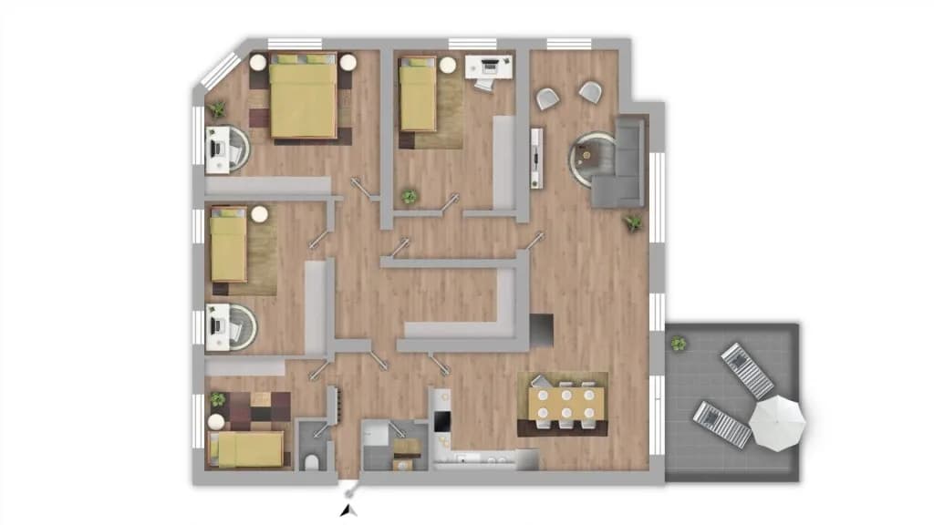 5-Zimmer-Wohnung mieten in Linz – 194 m², € 1.990 – Bild 21 von 21