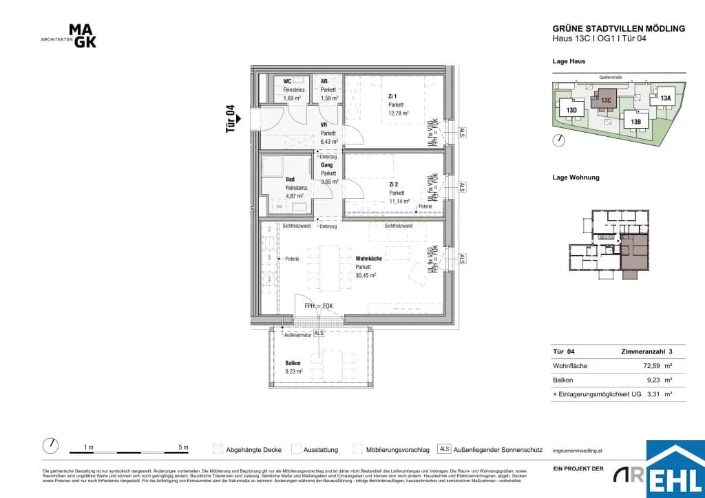 Immobilie kaufen in Mödling – 72,59 m², € 469.030 – Bild 21 von 21