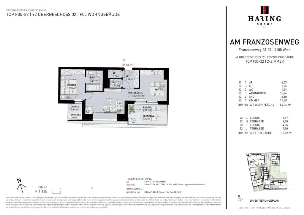 2-Zimmer-Wohnung kaufen in Wien – 56,04 m², € 435.500 – Bild 10 von 10