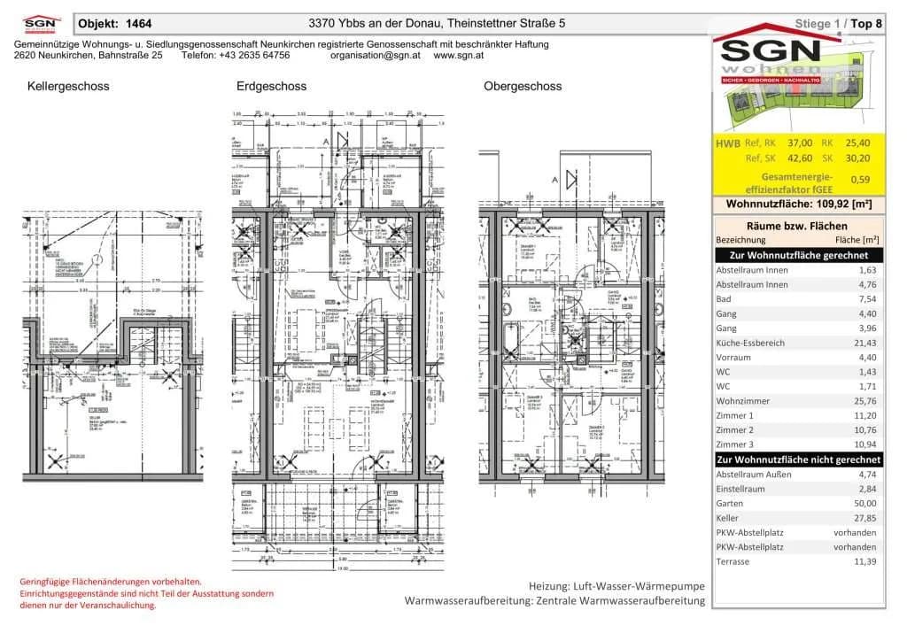 4-Zimmer-Haus mieten in Melk – 110,13 m², € 1.027 – Bild 47 von 47