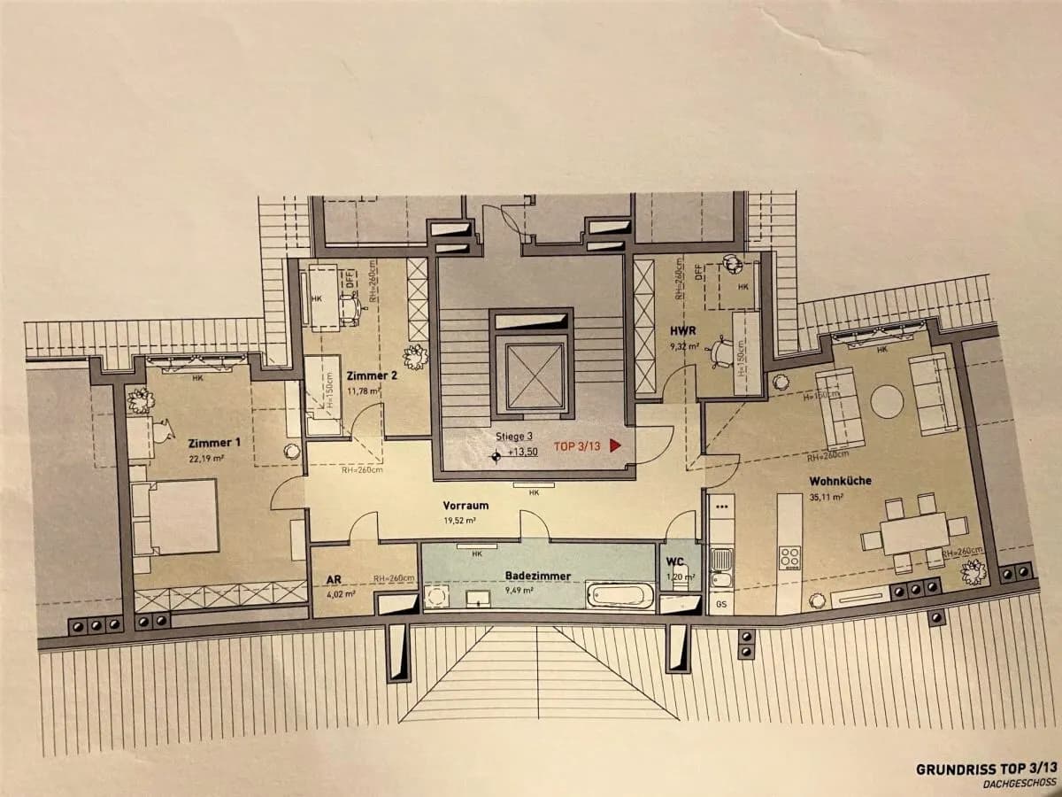 4-Zimmer-Wohnung mieten in Mödling – 112 m², € 1.480 – Bild 16 von 16