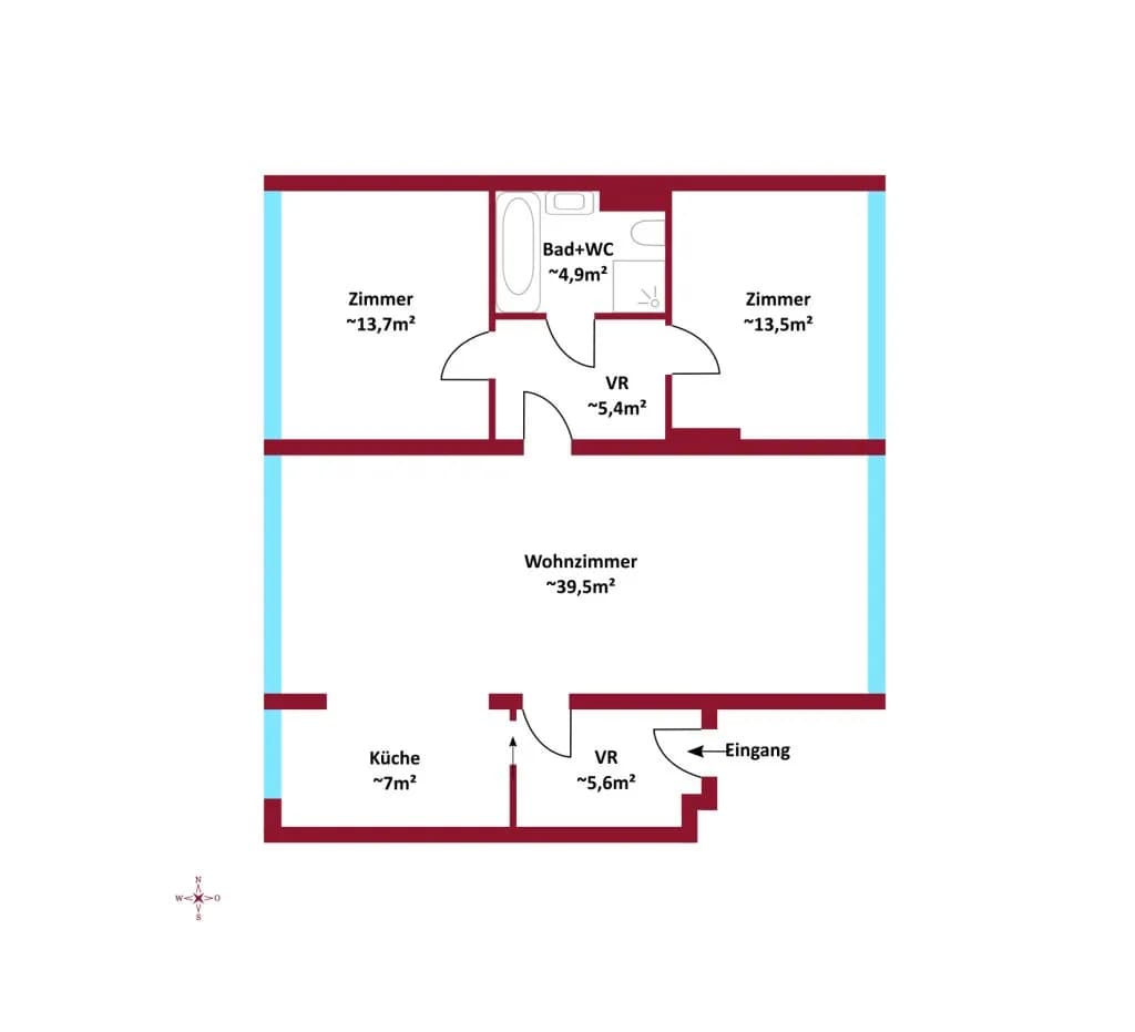 3-Zimmer-Wohnung kaufen in Mödling – 90,05 m², € 339.000 – Bild 17 von 17