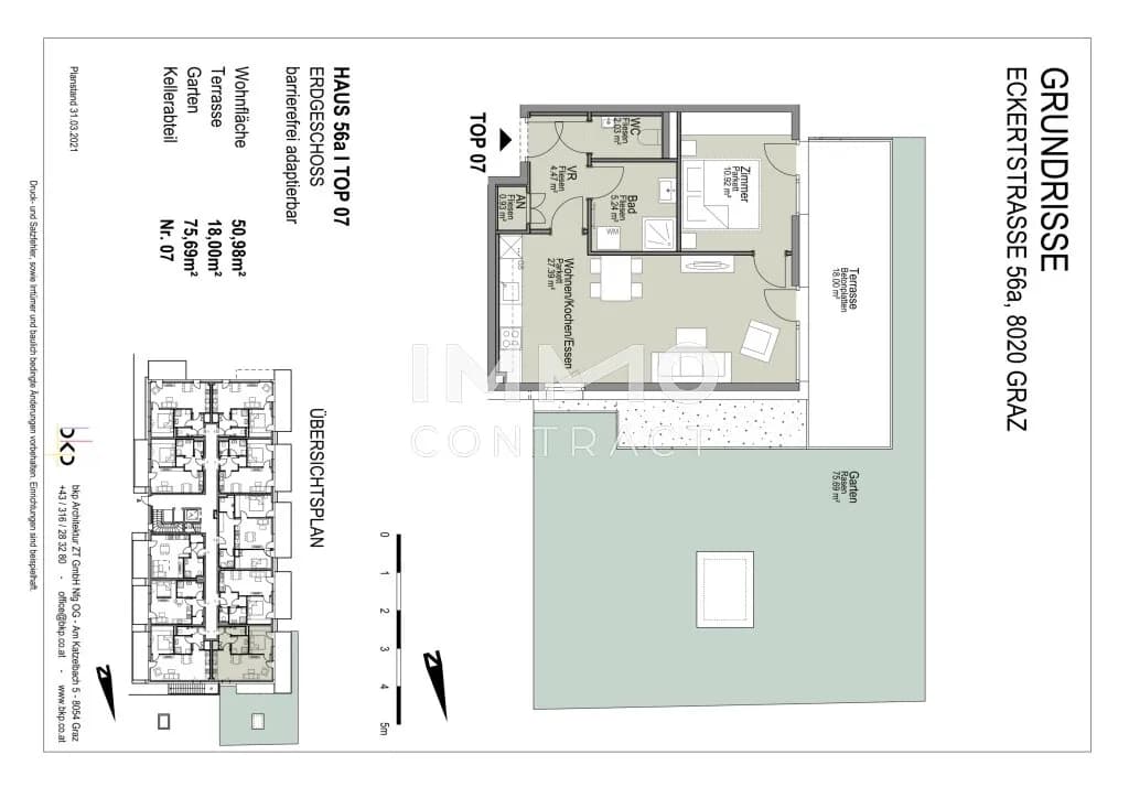 2-Zimmer-Wohnung mieten in Graz – 50,98 m², € 659 – Bild 13 von 13