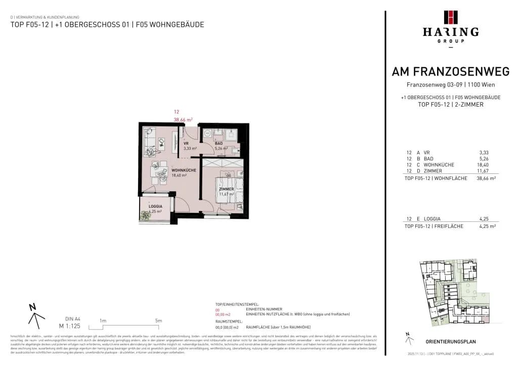 2-Zimmer-Wohnung kaufen in Wien – 38,66 m², € 286.500 – Bild 10 von 10