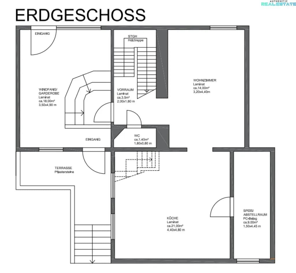 6-Zimmer-Haus kaufen in Oberwart – 141 m², € 254.000 – Bild 21 von 23