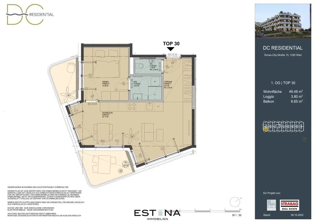 2-Zimmer-Wohnung mieten in Wien – 46,48 m², € 1.680 – Bild 15 von 15