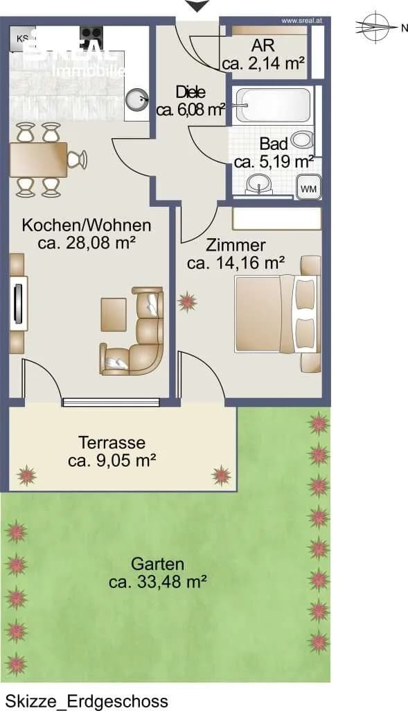 2-Zimmer-Wohnung kaufen in Zell am See – 55,65 m², € 380.000 – Bild 5 von 5