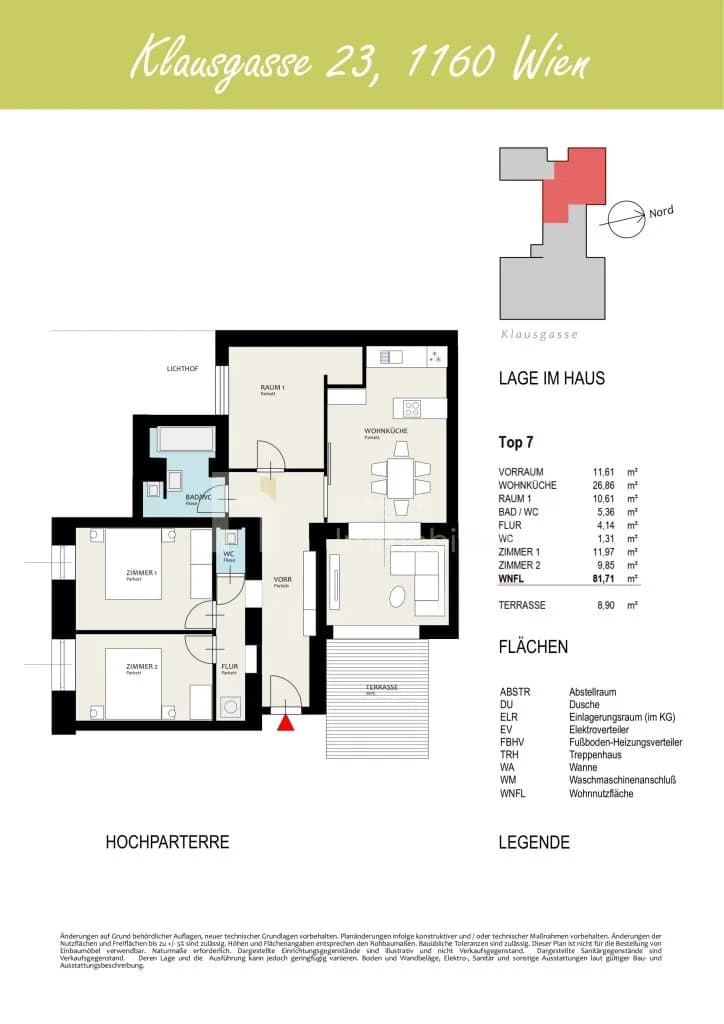 4-Zimmer-Wohnung kaufen in Wien – 81,71 m², € 505.000 – Bild 9 von 9