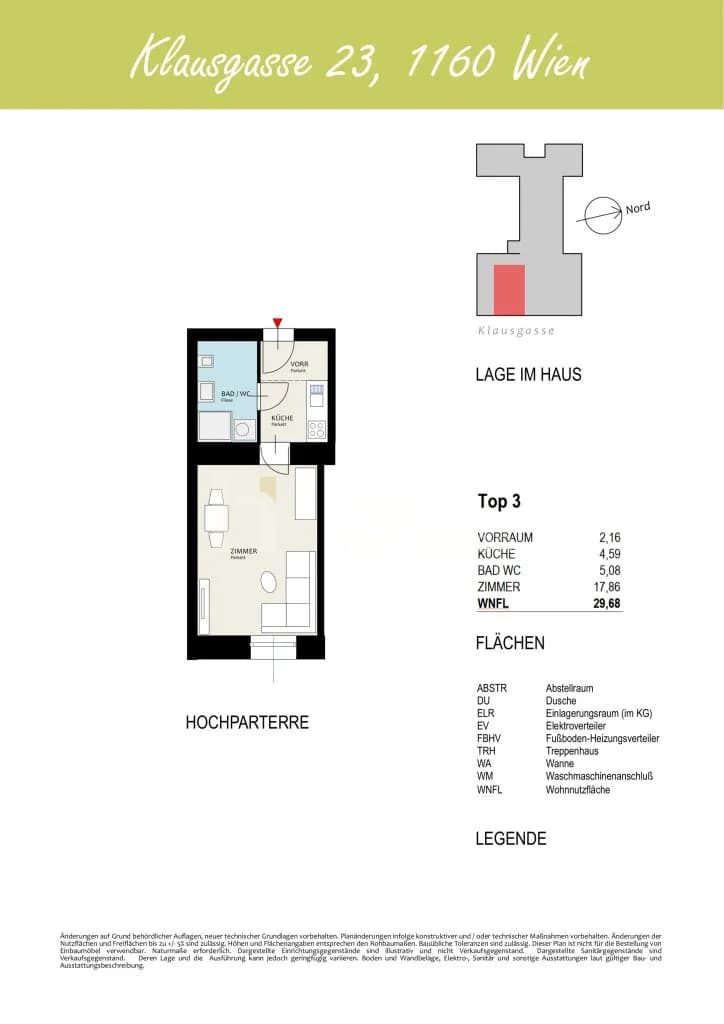 1-Zimmer-Wohnung kaufen in Wien – 29,84 m², € 169.000 – Bild 9 von 9
