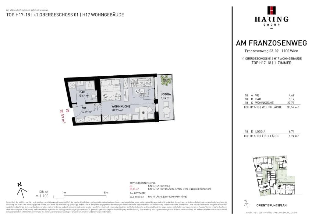 1-Zimmer-Wohnung kaufen in Wien – 30,09 m², € 246.500 – Bild 10 von 10