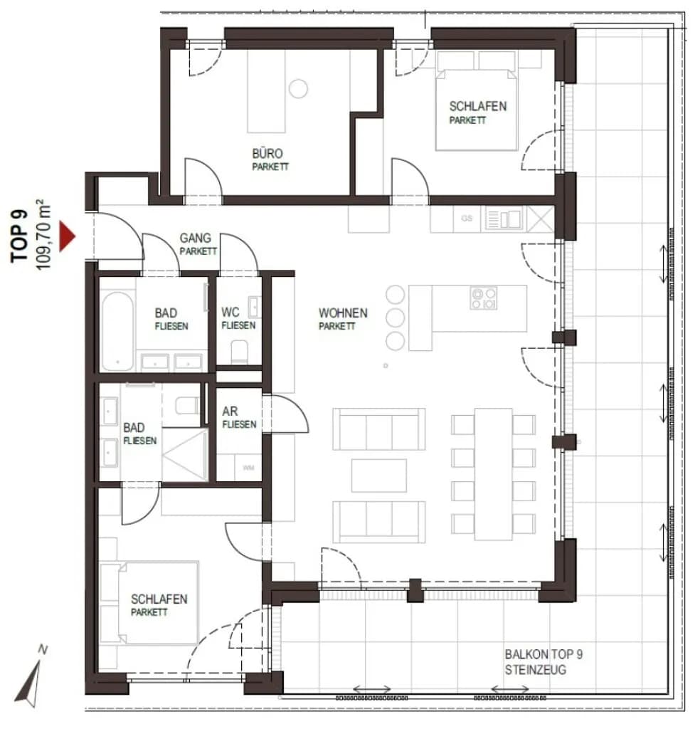 4-Zimmer-Wohnung kaufen in Gmunden – 109,7 m², € 1.349.000 – Bild 15 von 15