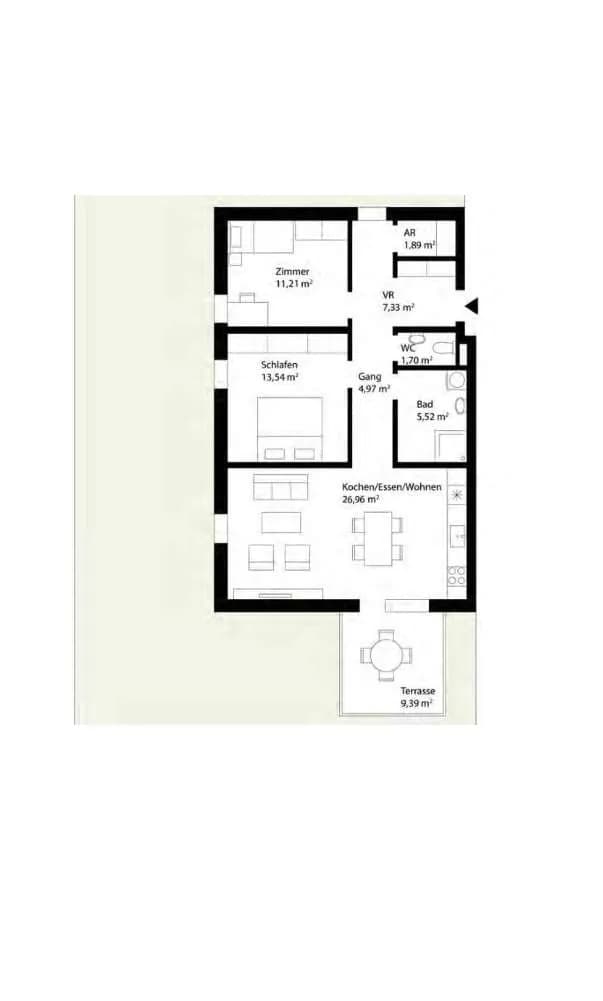 3-Zimmer-Wohnung kaufen in Villach – 73 m², € 272.742 – Bild 2 von 11