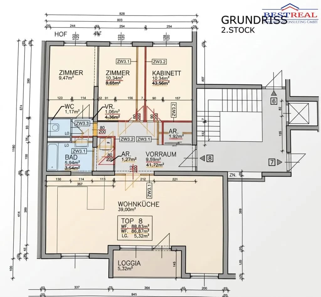 Immobilie kaufen in Wien – 88,83 m², € 480.000 – Bild 5 von 5
