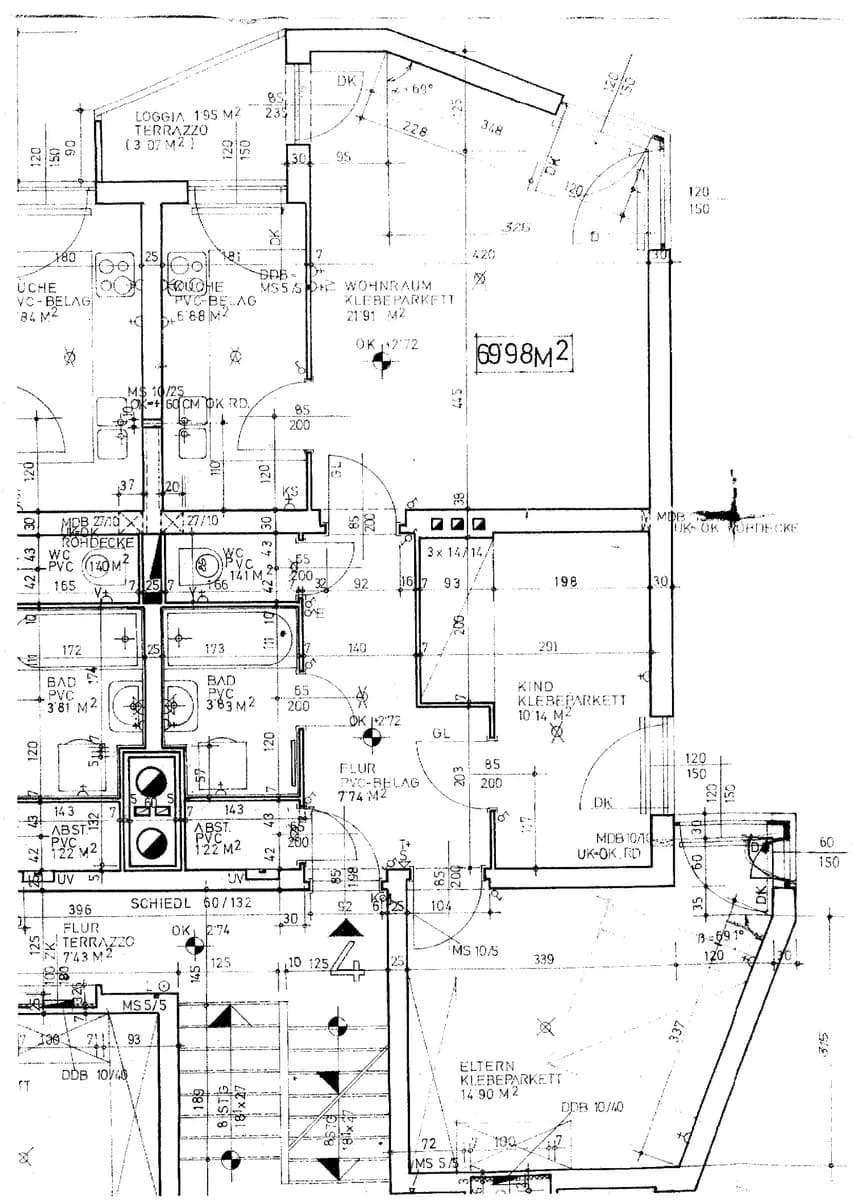 3-Zimmer-Wohnung mieten in Perg – 69,98 m², € 606 – Bild 2 von 5