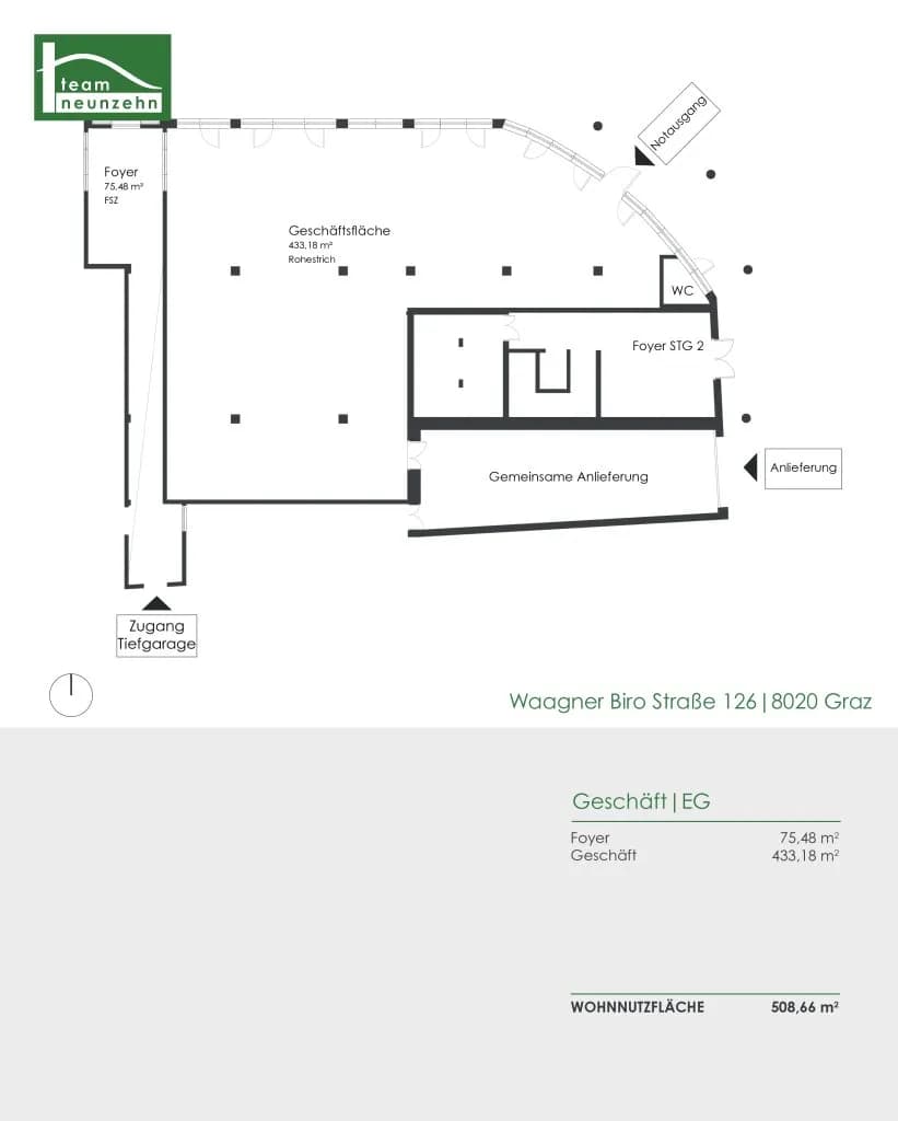 Gewerbeimmobilie mieten in Graz – 433 m², € 5.631 – Bild 16 von 16