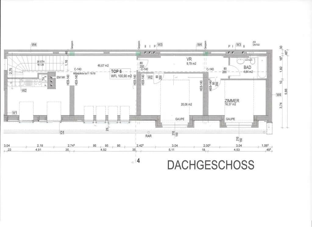 3-Zimmer-Wohnung mieten in Wien – 101 m², € 1.395 – Bild 19 von 19