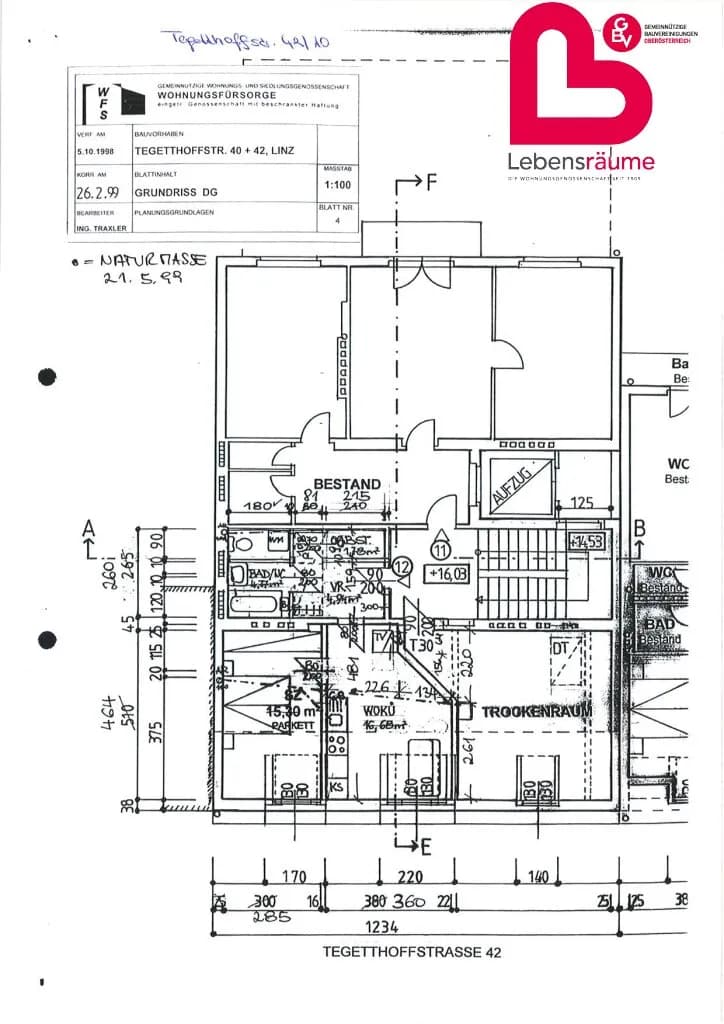 2-Zimmer-Wohnung mieten in Linz – 41,06 m², € 307 – Bild 9 von 9