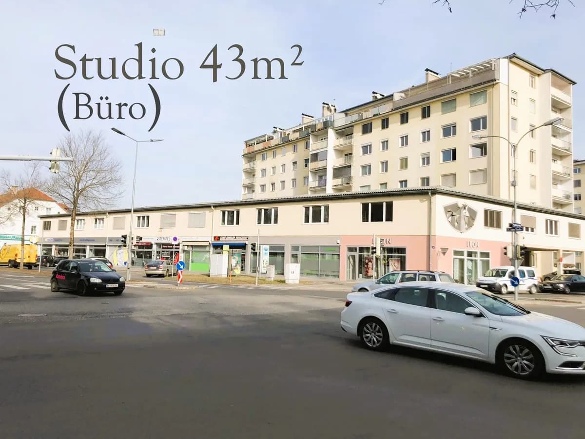 1-Zimmer-Immobilie mieten in Klagenfurt – 43 m², € 780