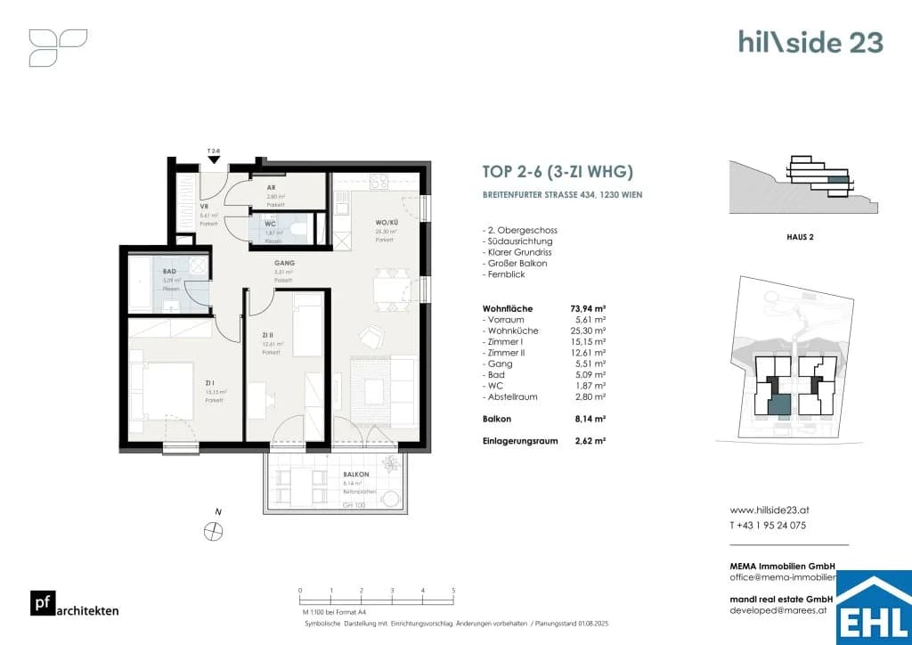 3-Zimmer-Wohnung kaufen in Wien – 73,94 m², € 494.500 – Bild 10 von 10