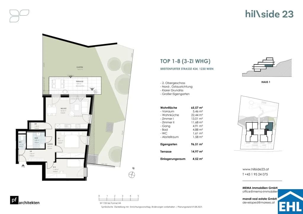 3-Zimmer-Wohnung kaufen in Wien – 65,57 m², € 529.500 – Bild 11 von 11