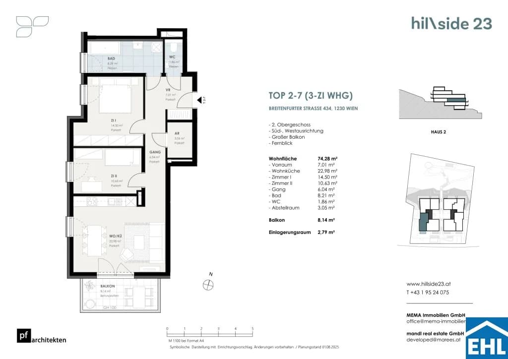 Immobilie kaufen in Wien – 74,28 m², € 449.500 – Bild 11 von 11
